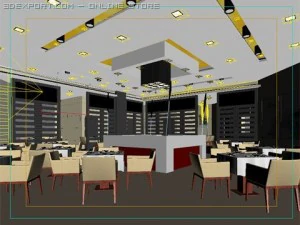 restaurant 03 3D Model
