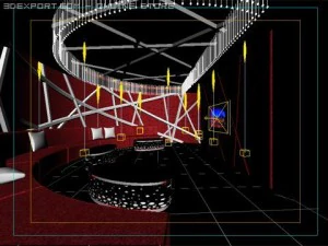 bar lounge 002 3D Model