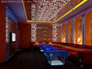 bar lounge 003 3D Model
