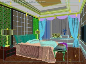bedroom 018 3D 模型