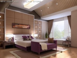 bedroom 019 Modelo 3D