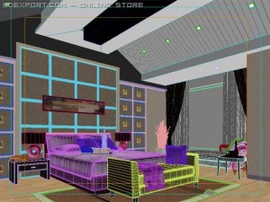 bedroom 019 3D मॉडल