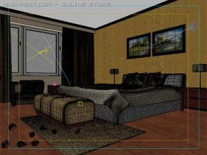 bedroom 010 3D Model