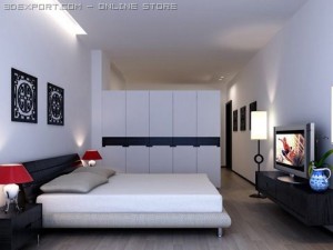 bedroom 014 Modelo 3D