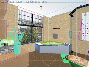 bathroom 001 3D Model
