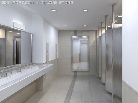 toilet 010 Modelo 3D .c4d .max .obj .3ds .fbx .stl .blend 