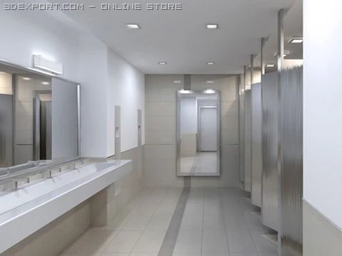 WC 010 Modello 3D .c4d .max .obj .3ds .fbx .stl .blend 