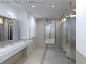 화장실 010 3D 모델