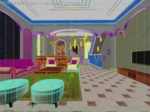 living room 037 Modèle 3D