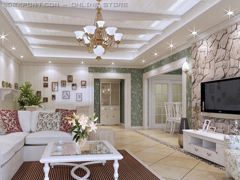 living room 038 3Dモデル .c4d .max .obj .3ds .fbx .stl .blend 