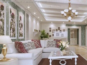 living room 038 3D Model