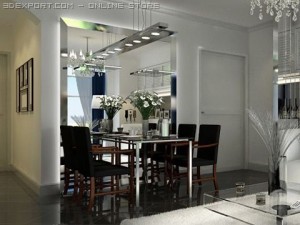 living room 028 3D Model
