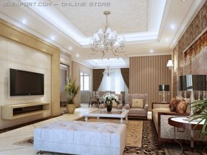 living room 041 3D Модель