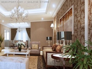living room 041 3D Model
