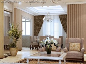 living room 041 3D Model