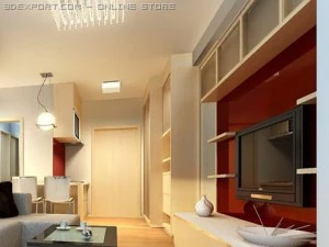 living room 032 3D Model