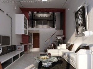 living room 031 3D मॉडल