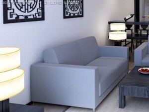 dining  living room 004 Modello 3D