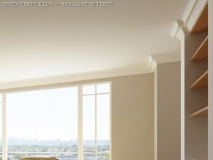 dining  living room 007 3D 模型