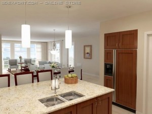 dining  living room 009 3D 模型