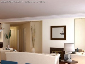 dining  living room 010 3Dモデル