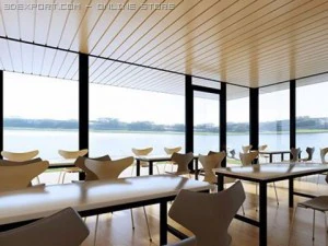 restaurant scene photorealistic 06 3D Model