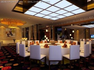 restaurant scene photorealistic 10 Modello 3D