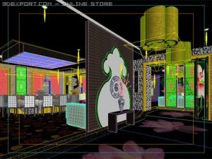 restaurant scene photorealistic 10 3D Model