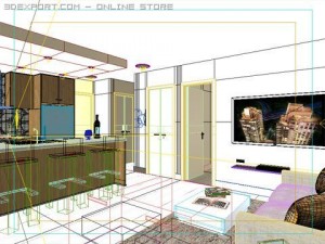 apartment 01 Modèle 3D