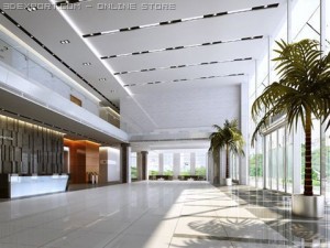 photorealistic lobby 004 3D Model