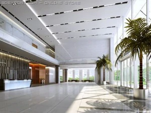 lobby fotorealistica 004 Modello 3D