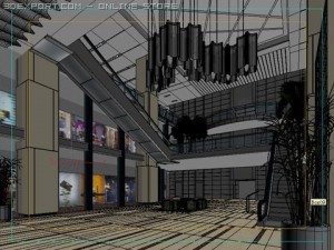 photorealistic lobby 003 3D-Modell