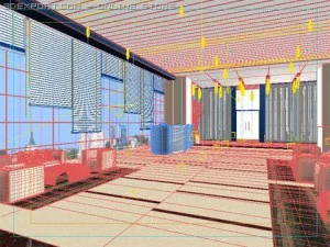 photorealistic lobby 005 3D Model