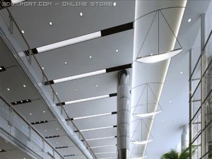 photorealistic lobby 006 3D Model
