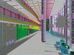 photorealistic lobby 006 3D Model
