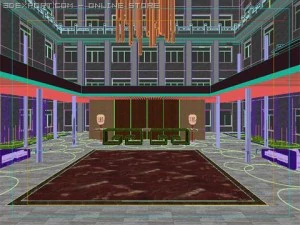 photorealistic lobby 008 3D Model