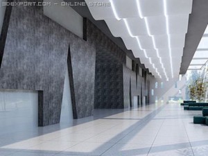 photorealistic lobby 009 3D Model