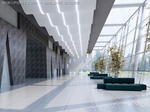 photorealistic lobby 009 3D Model