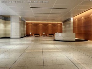 photorealistic lobby 010 3D Model