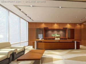 office scene photorealistic 07 3D Model