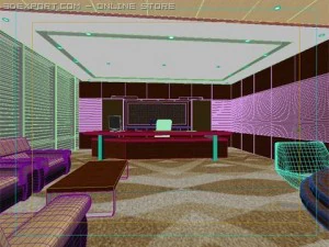 office scene photorealistic 07 3D Model