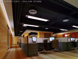 office scene photorealistic 09 3D Model