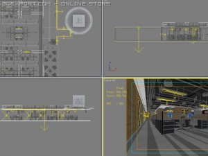 office scene photorealistic 09 3D Модель