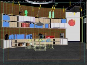 home office scene photorealistic 10 Modelo 3D