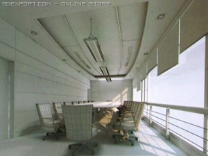 photorealistic conference meeting room 007 Model 3D
