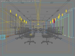 photorealistic conference meeting room 008 3Dモデル