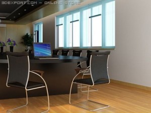 photorealistic conference meeting room 010 3D Model