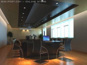 photorealistic conference meeting room 010 3D मॉडल