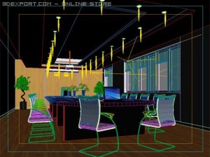 photorealistic conference meeting room 010 3D मॉडल
