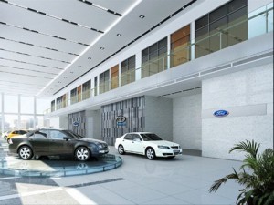 car showroom 3Dモデル